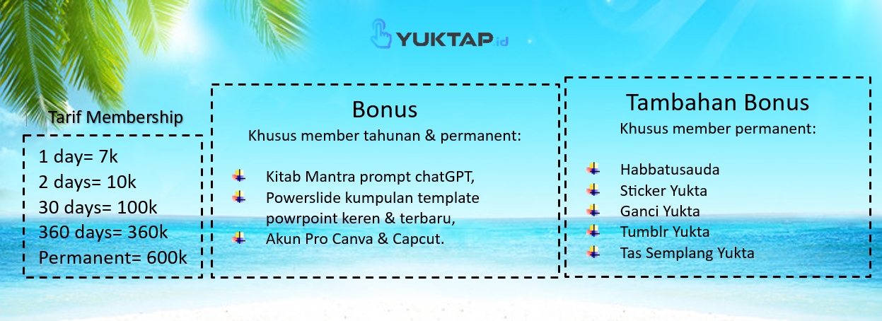 tarif membership yukta